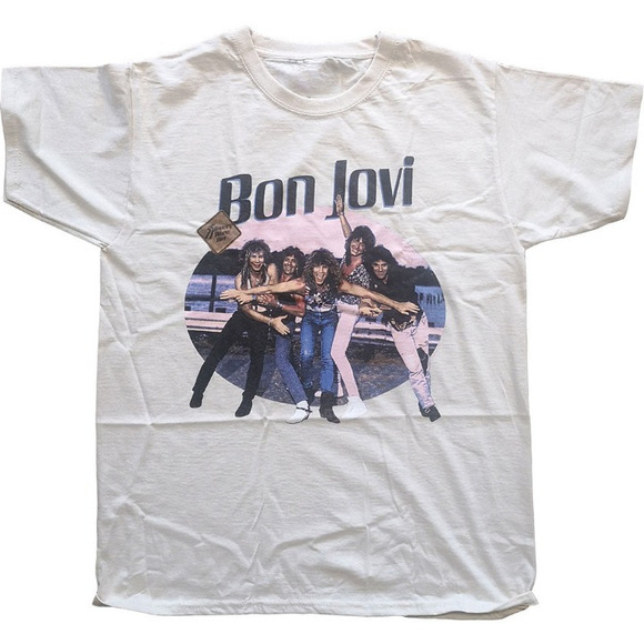 Breakout T-shirt Bon Jovi Graphics Unisex Tee - Picture 1 of 4